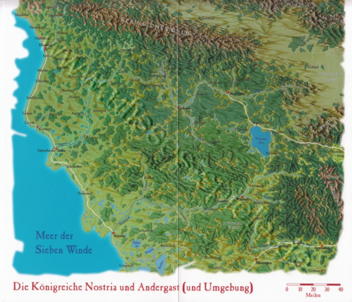 DSA-Karte: Die Königreiche Nostria und Andergast | Zubehör | Das