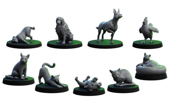 Die Schwarze Katze - Miniaturen Bundle 3