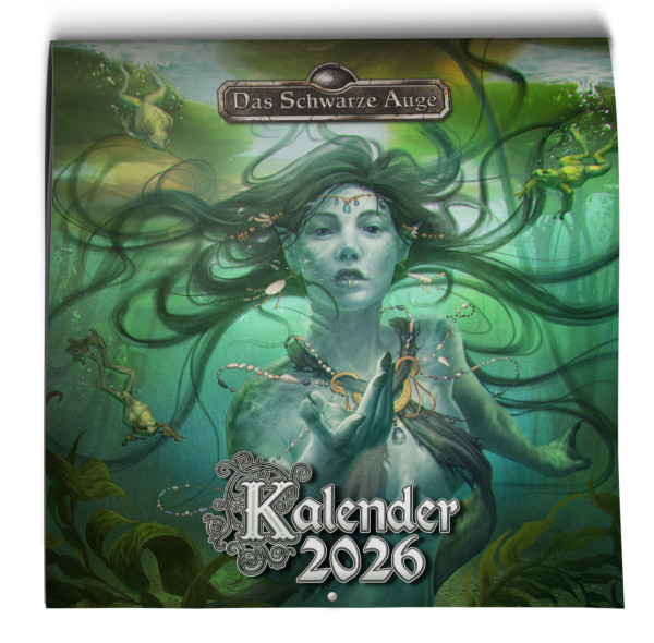 DSA - Das Schwarze Auge Wandkalender 2026