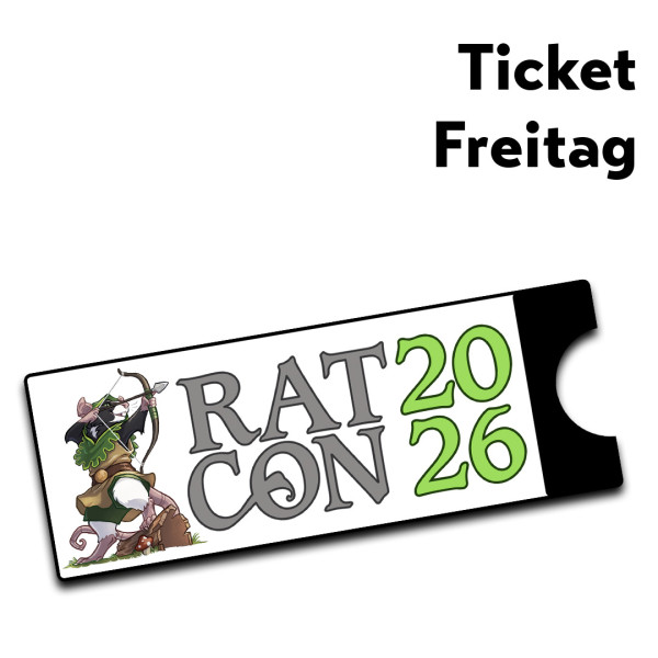 Eintrittskarte Ratcon - Freitag VVK