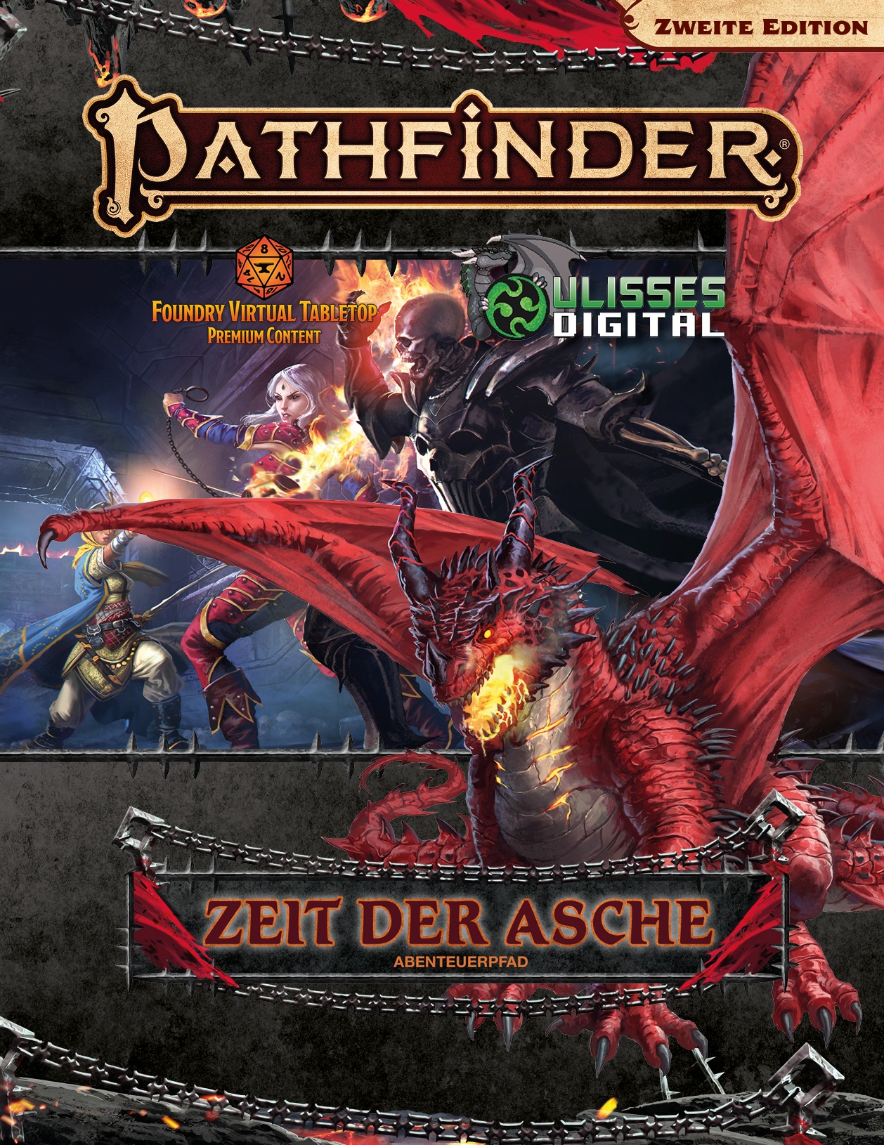 Black Book Editions – Schermo Del Master Pathfinder 2 (Formato Panoramico) – 4 Pannelli Illustrati Con Tabelle Rapide