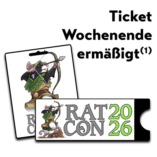 Eintrittskarte Ratcon - Wochenende ermäßigt VVK