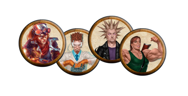 Torg Eternity - Heroes of the Blasted Lands Tokens