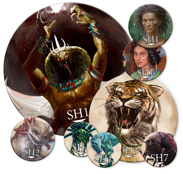 DSA - Acrylmarker-Set - Das Schwarze Herz