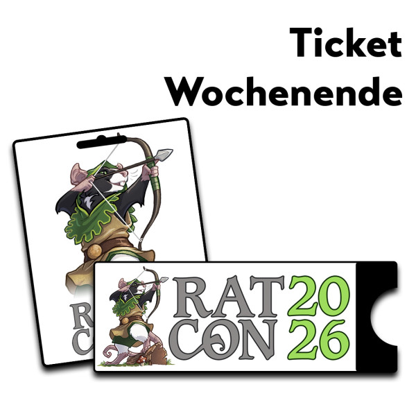 Eintrittskarte Ratcon - Wochenende VVK